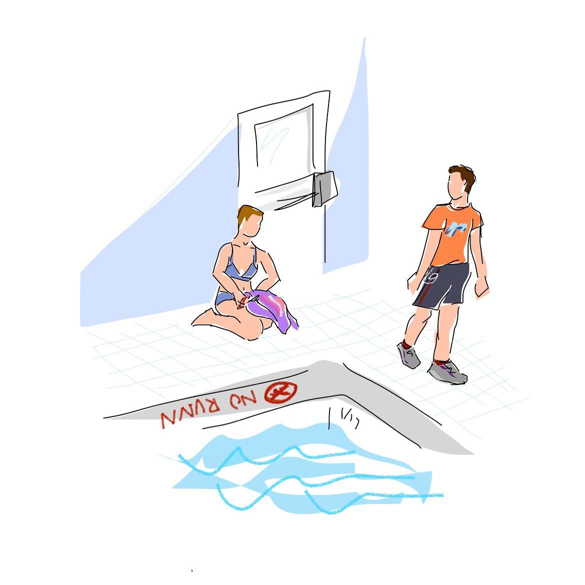 No running (shitty doodle dream diary) 1/17/24